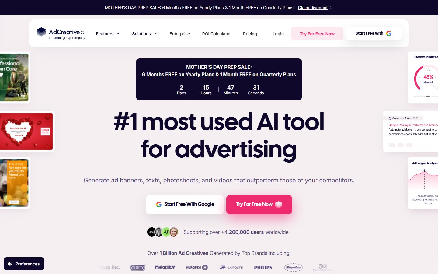 AdCreative.AI screenshot